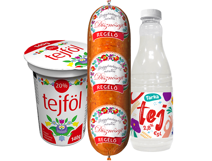 húskészítmények, tejtermékek nagykereskedelme